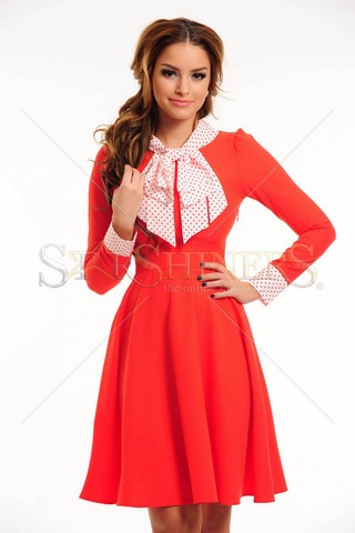 Rochie LaDonna Navy Blush Red
