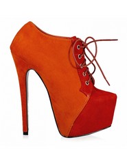 Botine Gemma portocaliu