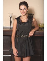Rochie din satin cu funde din tulle