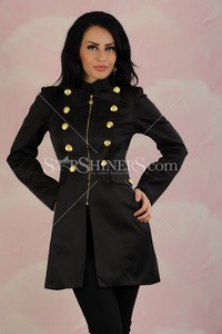 Trench LaDonna Parade Black