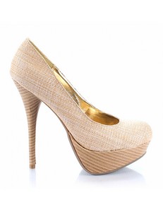 Pantofi Bamboo Colada36 beige 1505