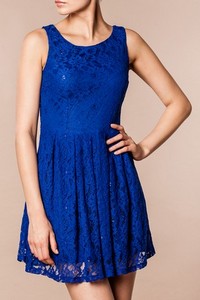 Rochie Dantela Albastra Andra