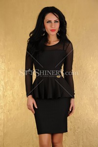 Rochie MissQ Elegant Rhytm Black