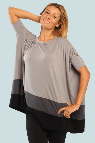 Bluza stil poncho NATALEE