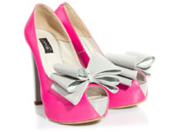 Pantofi peeptoe cu funda