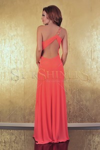 Rochie Fofy Jewel Print Coral