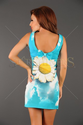 Rochie PrettyGirl Daisy Blue