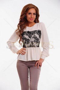 Bluza LaDonna Lacy Design Nude