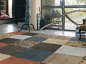Covor tesut manual din lana Estella Quilt