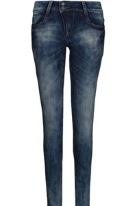 Jeansi conici decolorati - Blue TSP1047NI