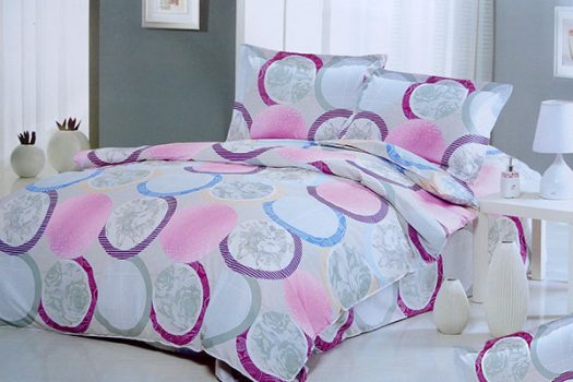 Lenjerii de pat din bumbac satinat