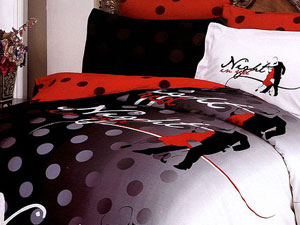 Lenjerie de pat bumbac satinat Tango