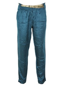 Pantaloni Stradivarius Seaman Turquoise
