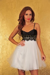 Rochie Fofy Famous Flame White