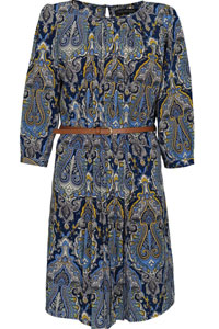 Rochie imprimeu oriental - Navy SSU0611GR
