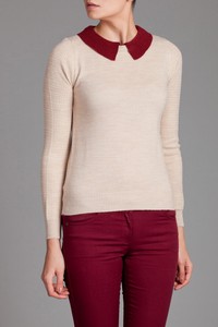 Bluza Bej Bordo