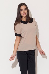 Bluza cu guler rotund 