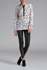 Bluza cu imprimeu fulgi 