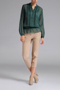 Bluza eleganta cu banda elastica in talie
