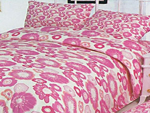 Lenjeria de pat din microsatin-Little Pink