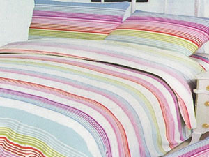 Lenjeria de pat din microsatin-Multistripe