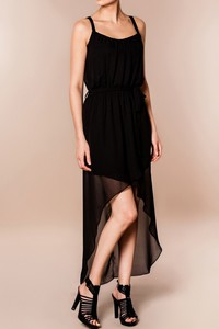 Rochie asimetrica AVA Negru