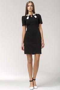 Rochie office cu guler