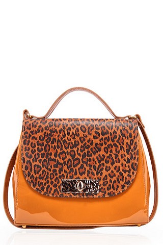 GEANTA CAMEL CU ANIMAL PRINT