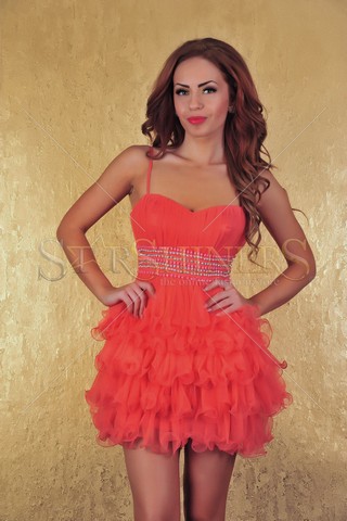 Rochie Fofy Diamond Vision Coral