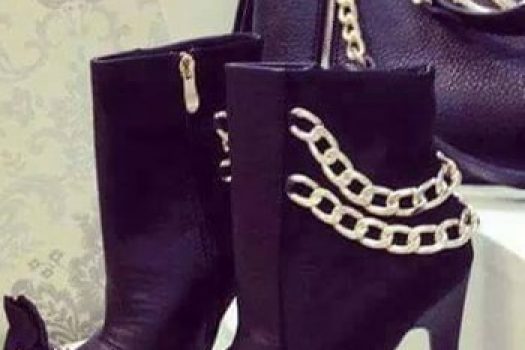 Botine dama cu toc si platforma in nuantele toamnei