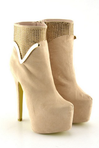 Botine Milano Bej