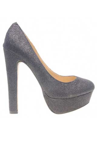 Pantofi de dama argintii Daisy