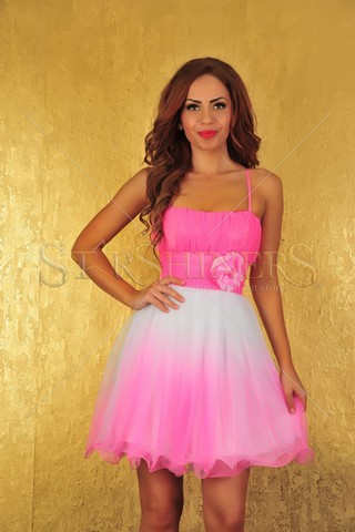 Rochie Fofy Brides Maid Pink