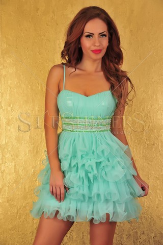 Rochie Fofy Diamond Vision Green