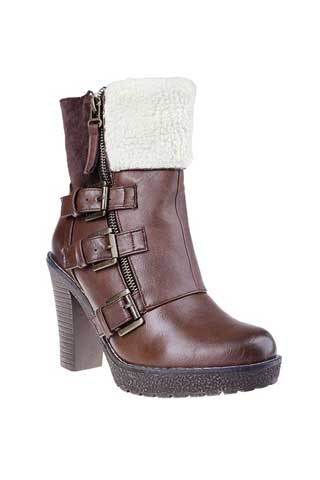 Botine Lucille maro
