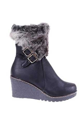 Botine Ruby negre