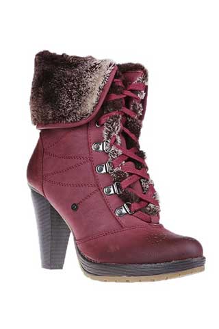 Botine rosii Clara