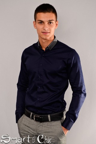 Camasa Barbati Delight Dark Blue