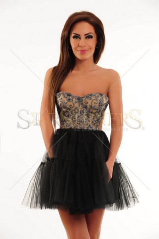 Rochie Ana Radu Special Embroidery Black