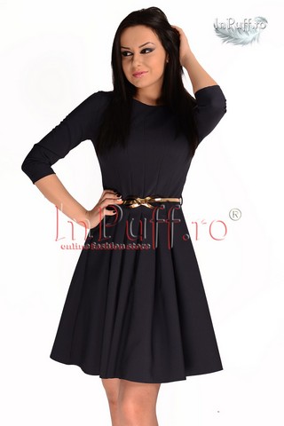 Rochie bleumarin office