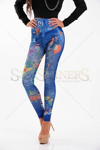 Colanti Playful Print Blue