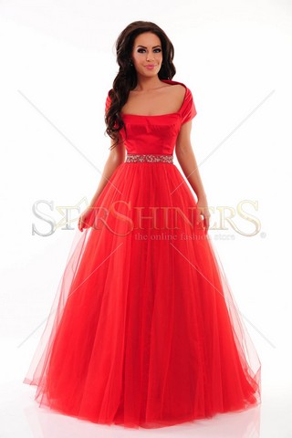 Rochie Sherri Hill 21249 Red