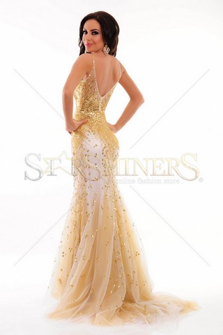 Rochie Sherri Hill 21325 White