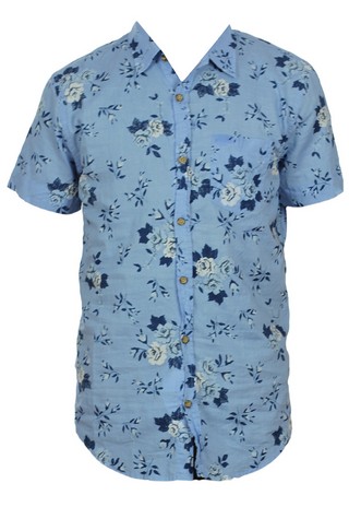 CAMASA PULL AND BEAR UNIA BLUE