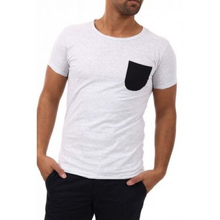 Tricou barbati Shine Gri deschis