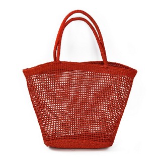 Geanta fibre naturale rosie