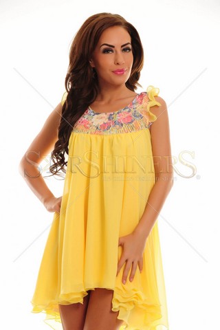 Rochie Painted Poetry Yellow