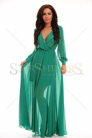 Rochie PrettyGirl Leo Cover DarkGreen