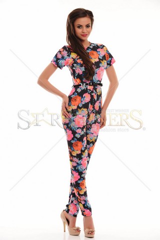 Salopeta Flowered Shelter Black