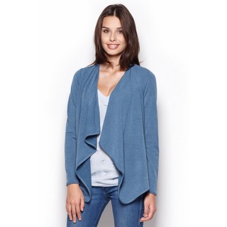 Cardigan Dama albastru modern